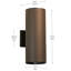Applique murale cylindrique 2 lumières-417825731-488214508