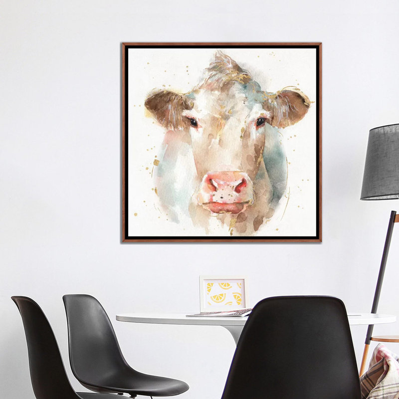 «Farm Friends II» par Lisa Audit - reproduction d'art, H 37 po x l 37 po x P 1,5 po, Toile avec cadre en bois classique