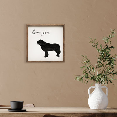 Love You Saint Bernard - blanc