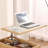 Modern Minimalist Solid Wood Natural Colour Height - Adjustable Rotating Mobile Side Table