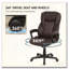 High Back Ergonomic Executive Desk Chair With Adjustable Height And Swivel Wheels