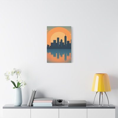 Apel Single Picture Frame Print on Canvas