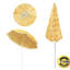 Kaison 300 cm W X 300 cm D Round Beach Parasol with Crank Lift