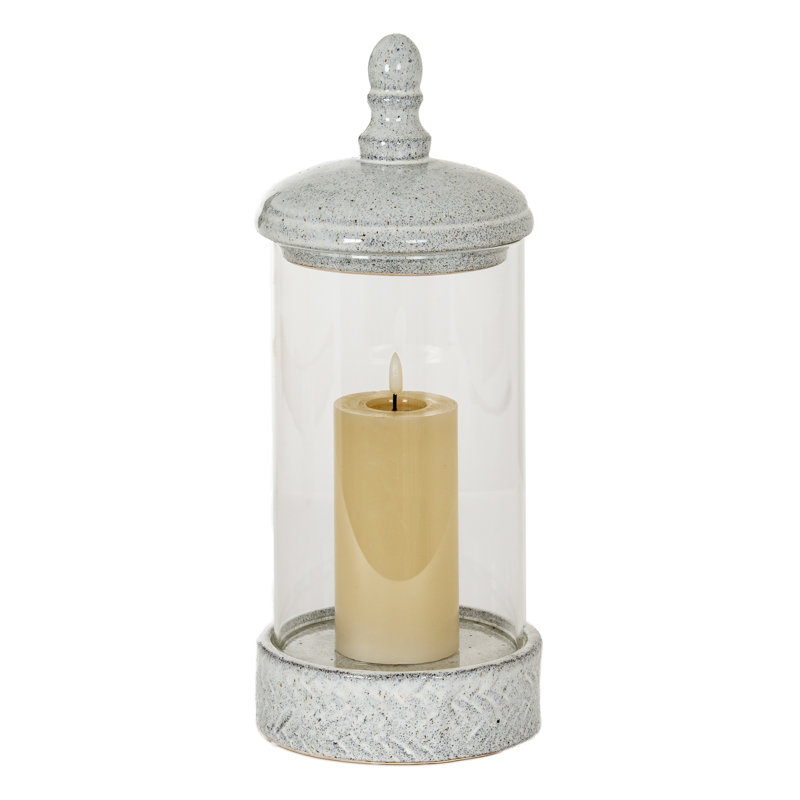 Andrian Glass Candle Accessories, 42cm H x 17cm W x 17cm D