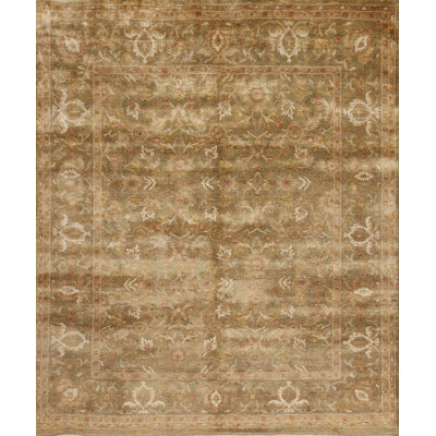 One-of-a-Kind Rectangle 8'1" X 9'6" 2010s Wool Area Rug in