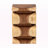 Clive Wavy Sculptural Suar Wood Side Table