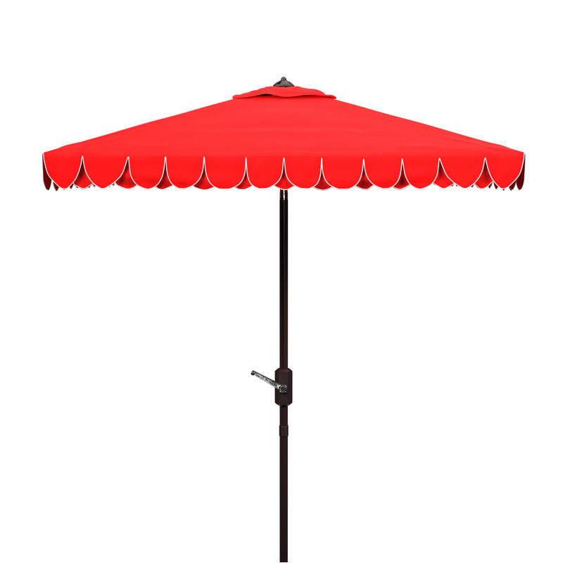 Parasol de marché carré 7,5 pi Lincoln, Rouge