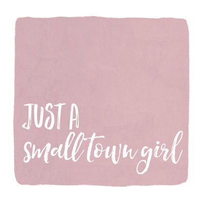 Small Town Girl - Wrapped Canvas Print