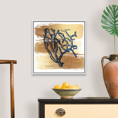 " Brushed Gold Branch Coral "