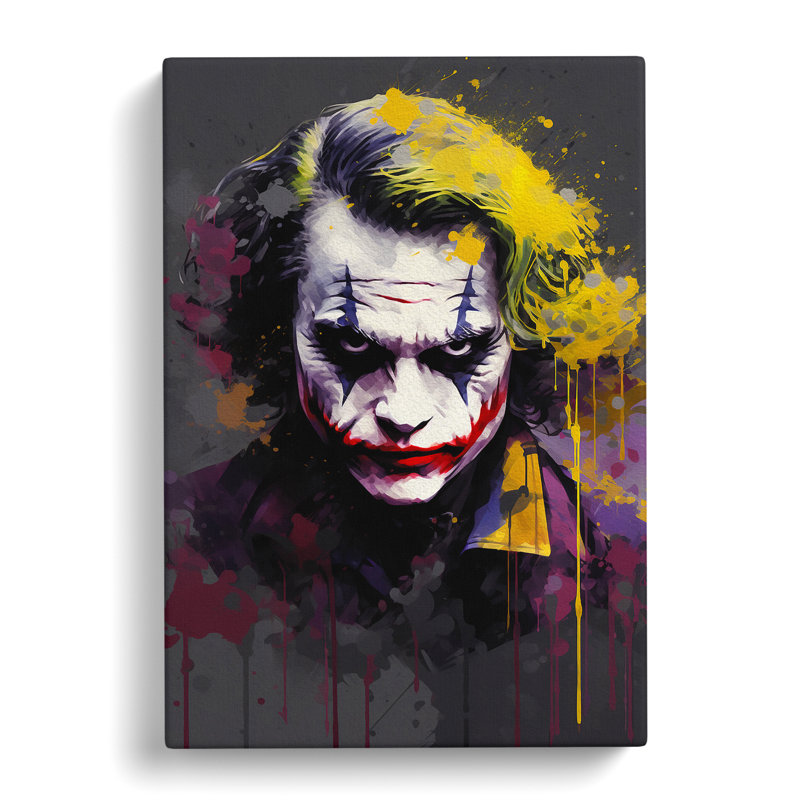 Joker Abstract - No Frame Print, 76cm H x 50cm W x 3cm D
