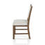 Chaise d'appoint rembourrée Gamino en acacia massif-1064234298