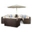 Yancey 5 Seater Rattan Corner Sofa Set