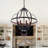 24" 6 - Light Dimmable Geometric Chandelier