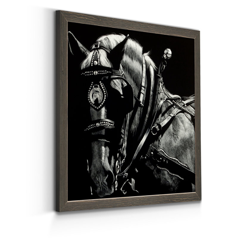 Dentelle bleu sarcelle II-impression sur toile, H 35,5 po x l 35,5 po x P 1,5 po, Cadre gris