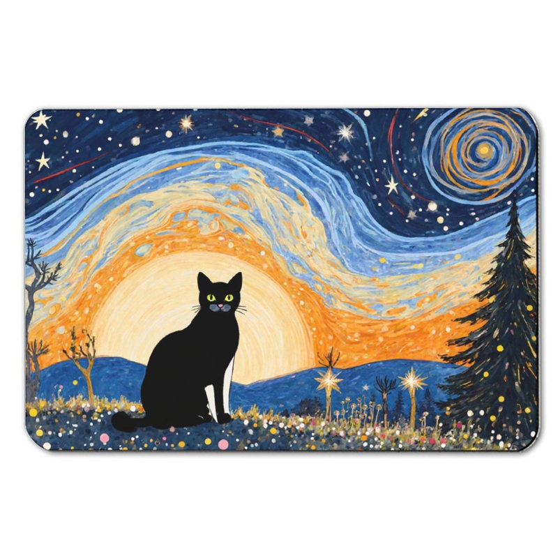 Tapis de bain Starry Cat, 16 X 24 po