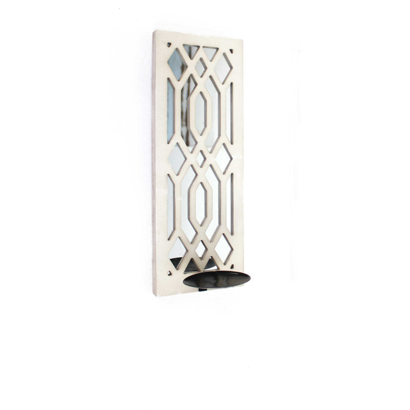 Grande applique murale en bois Lattice Design