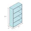 Library Standard Bookcase