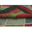 Tapis tribal en laine tissé à plat 9 x 12