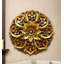 Vintage Hollow Carved Teak Wood Wall Hanging-1087709560