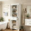 Meuble-lavabo autoportant de 70,8 po de conception moderne et élégante, 4 portes et 1 tiroir, rangement compact avec tablettes réglables