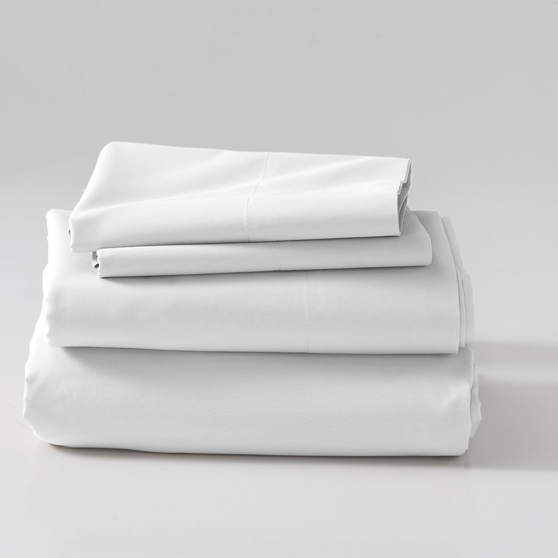 Sheet Set, Twin Sheet Set with 1 Pillowcase, White