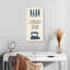 Affiche bleue-174664395