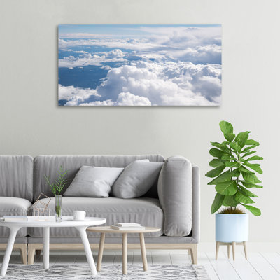 View From The Plane - Wrapped Canvas Print