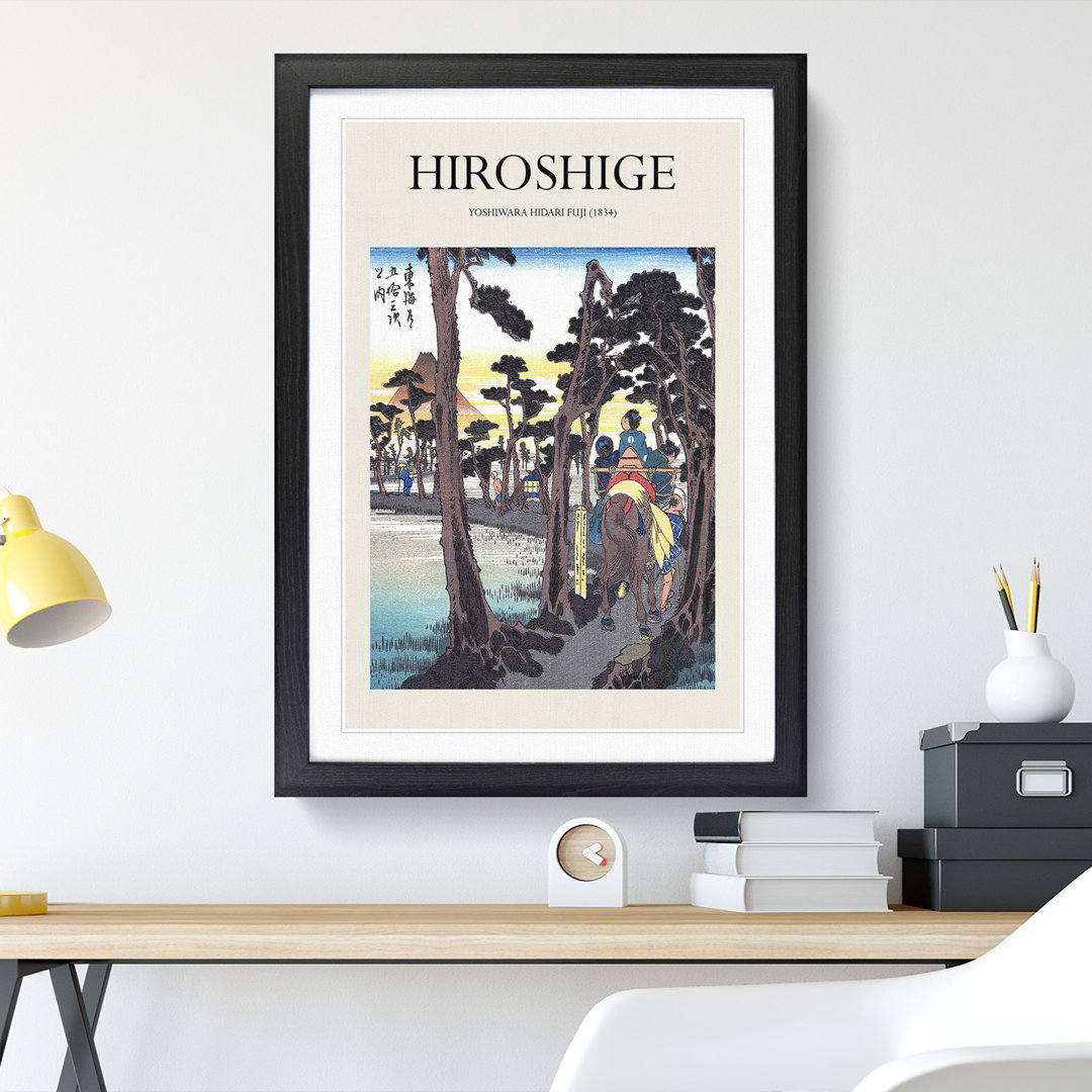Hidari Fuji by Utagawa Hiroshige - Picture Frame Art Prints