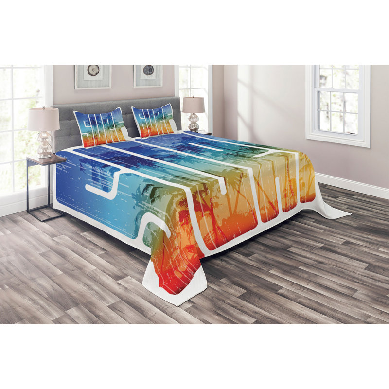 Coastal Polyester Coverlet