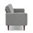 Heros 84.3" W Linen Blend Square Arm 3-Seater Sofa -531502350