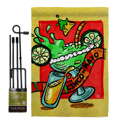 Ensemble de drapeaux 2 côtés 18,5 x 13