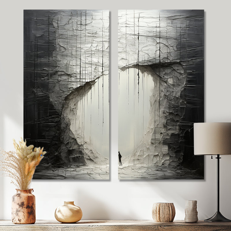 Minimalisme, solitude, méditation, impression sur toile, H 32 po x l 32 po, Toile tendue sur cadre, Ne s’applique pas
