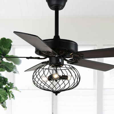 Malaptias Ceiling Fan with Light Kit