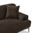 Mineta 94.5" Performance Velvet Fabric Sectional Sofa In Shadow Brown-122253121-122253134