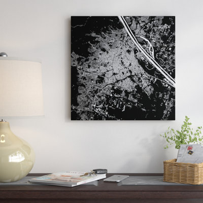 « vienne », impression carrée sur toile tendue