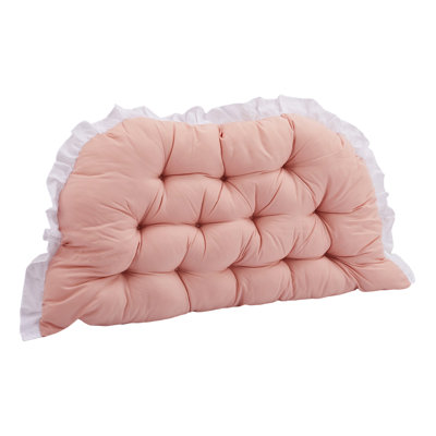 Tufted Headboard Backrest Cushion with Elastic Strap