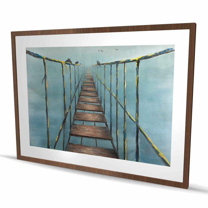 Dans la jungle - Bridge Livingroom, H 36 po x l 48 po, Brun