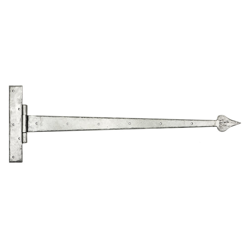 Arrow Head Barn Door Door Accessory, Pewter Patina
