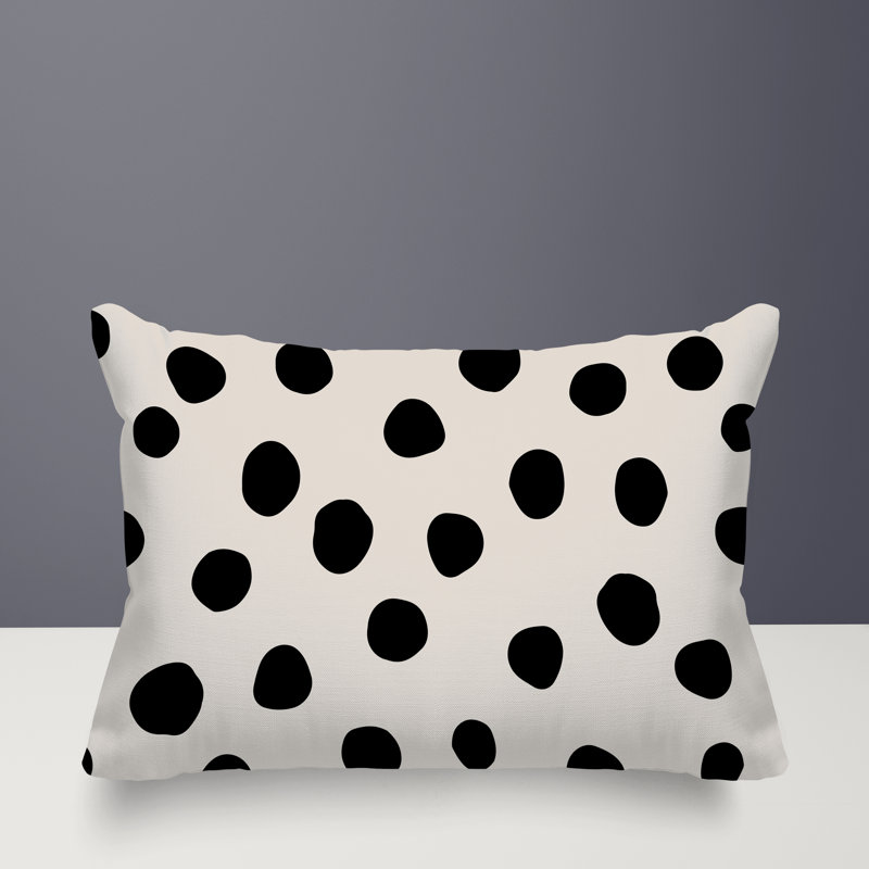 Coussin lombaire réversible intérieur / extérieur Sofi Minimalist, H 14 po x l 20 po, Crème, crème