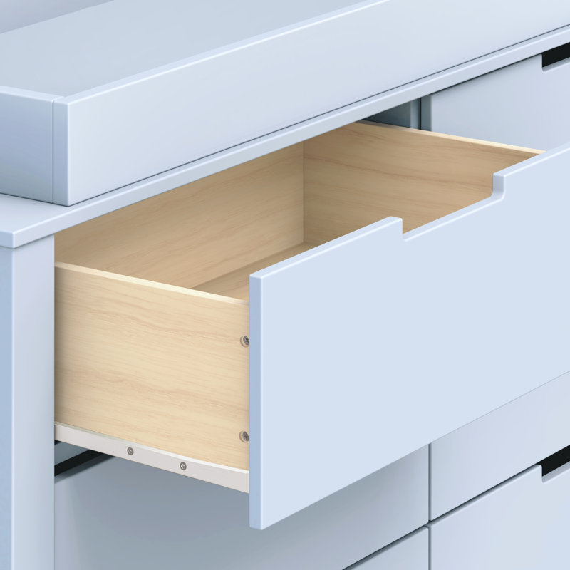 Colby 6-Drawer Double Dresser, Blue