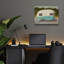  «Retro Camper 1» par Ethan Harper, art mural en verre acrylique, 16 po x 12 po