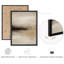 Reproduction d'art encadrée abstraite pour décoration intérieure moderne - 11 po x 14 po-116561063-116561065