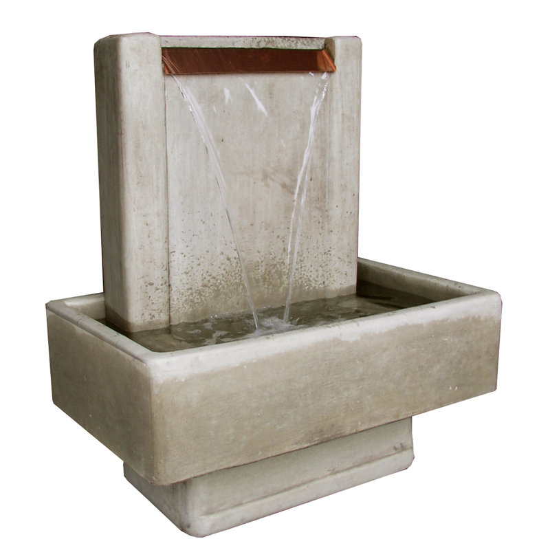 Del Mar Fountain, 45" H x 40"W x 24"D, Forest Brown