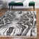 Tapis ikat gris Mitzy