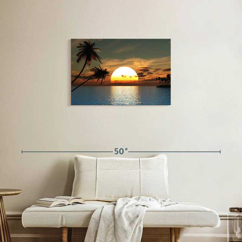 Gillard Ocean Palms Sundown, H 20 po x l 30 po