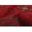 Tapis de zone en laine rouge/noir 4 pi 1 po x 6 pi 4 po à main one-of-kind-noué la 2010 esari Allaina