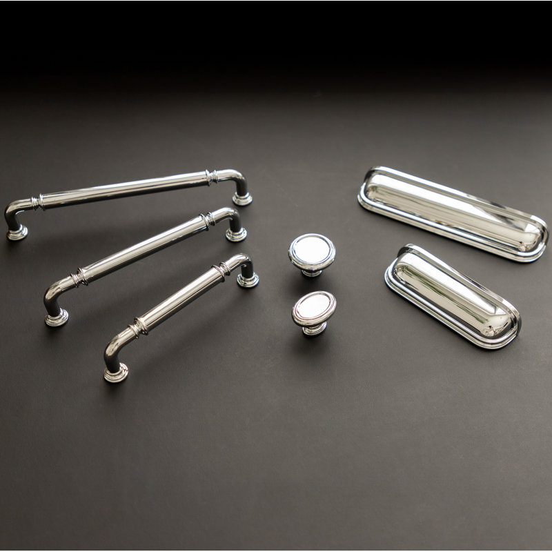 Berkshire Collection Round Knob - 1-1/2 " Diameter Cabinet Knob- Farmhouse Hardware for Drawers & Cabinets, Chrome