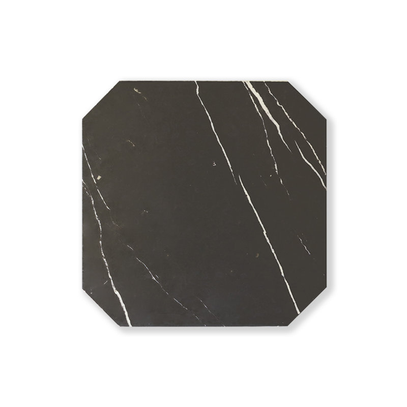 Lisbon Marmol Black With Marmol White Dot, Black
