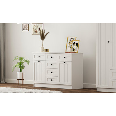 Pittston 130Cm Wide 6 Drawer