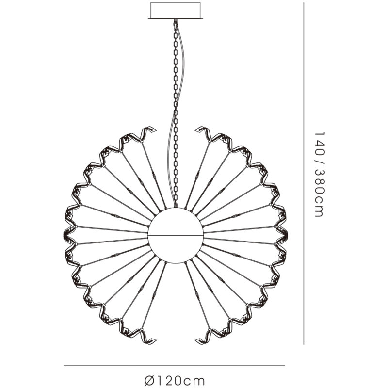 54 - Light Sputnik Chandelier